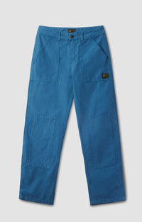 BLUE CRD PATCHED STRAIGHT PANT