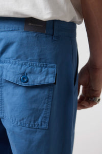 BLUE CRD PATCHED STRAIGHT PANT