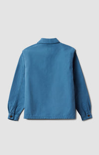 BLUE CRD ZIPPER JACKET
