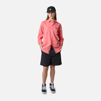 CORAL LINEN SHIRT