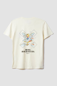 CREAM RED BULL TEE