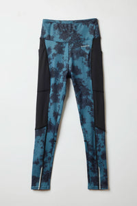 DARK BLUE WOMEN'S ACTIVE LEGGINGS