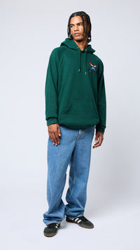 SUDADERA CON CAPUCHA CLASSIC VERDE