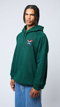 SUDADERA CON CAPUCHA CLASSIC VERDE