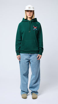 SUDADERA CON CAPUCHA CLASSIC VERDE