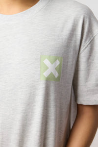 CAMISETA MUJER NATURE LIGHT GREY MELANGE