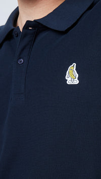 POLO BANANA AZUL MARINO