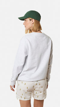 SUDADERA BANANA LIGHT GREY MELANGE