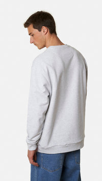 SUDADERA BANANA LIGHT GREY MELANGE