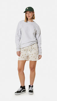 SUDADERA BANANA LIGHT GREY MELANGE