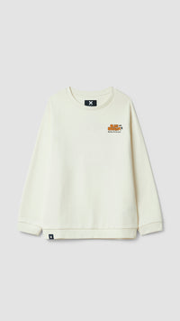 SUDADERA KIDS FORECAST BLANCO ROTO
