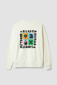 SUDADERA SWING BLANCO ROTO