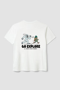 WHITE CHASE TEE