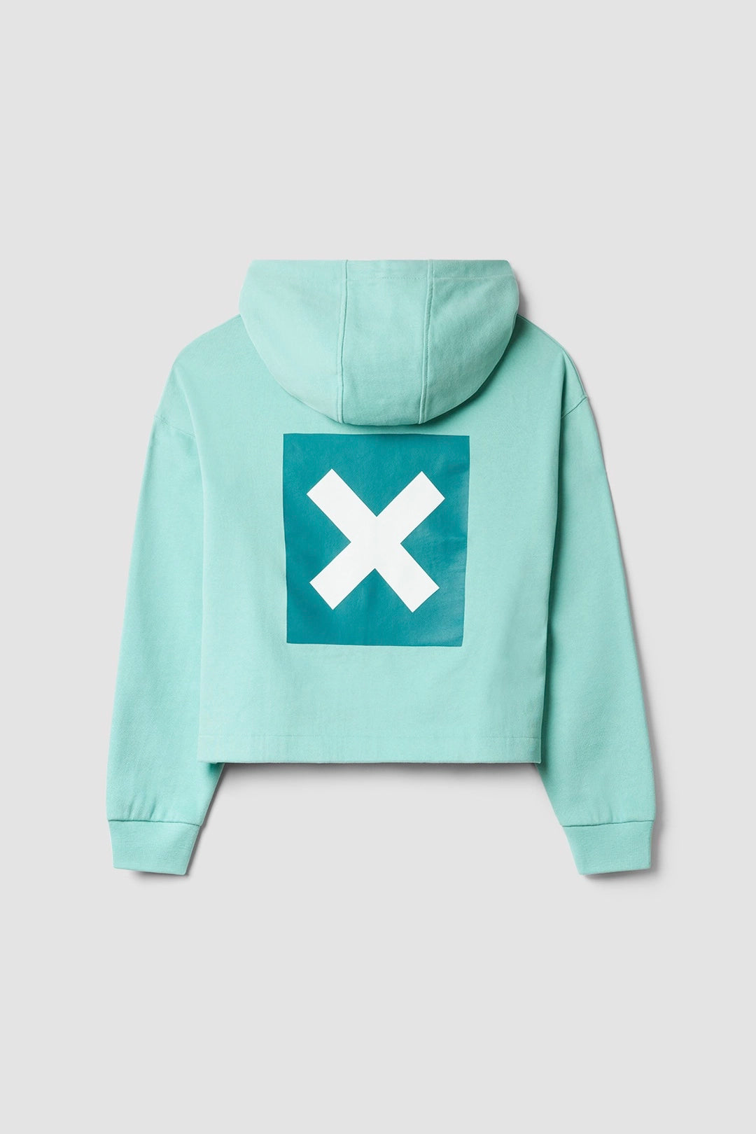 SUDADERA CON CAPUCHA MUJER NATURE ACQUA