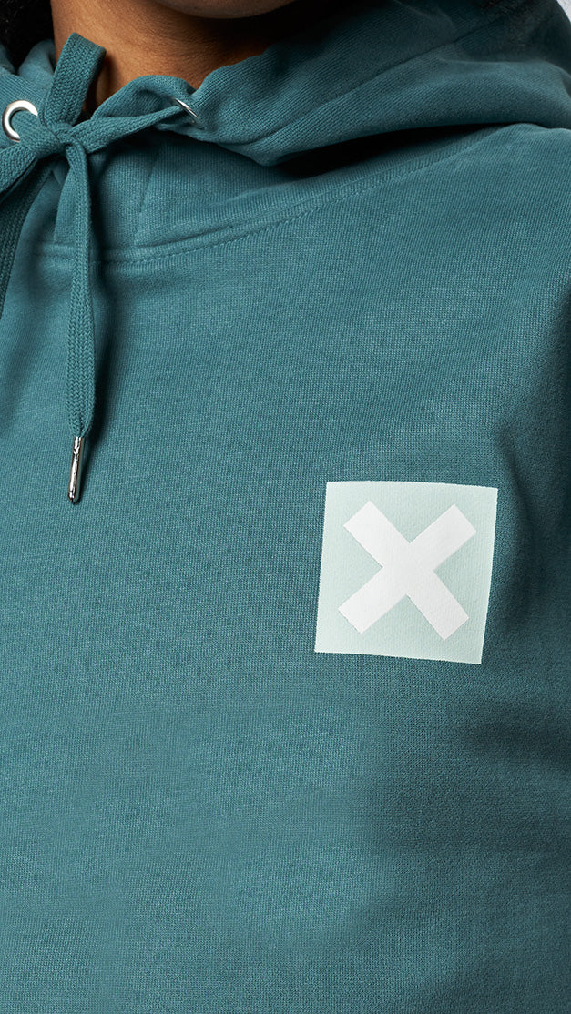 HOODIE MUJER NATURE AMAZON GREEN