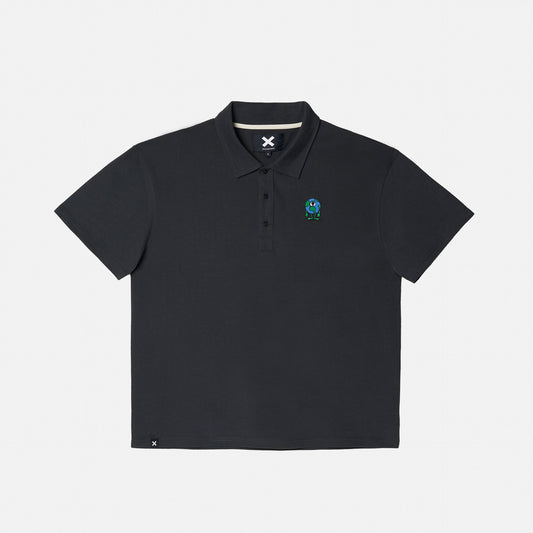 ANTHRACITE OVERSIZE POLO