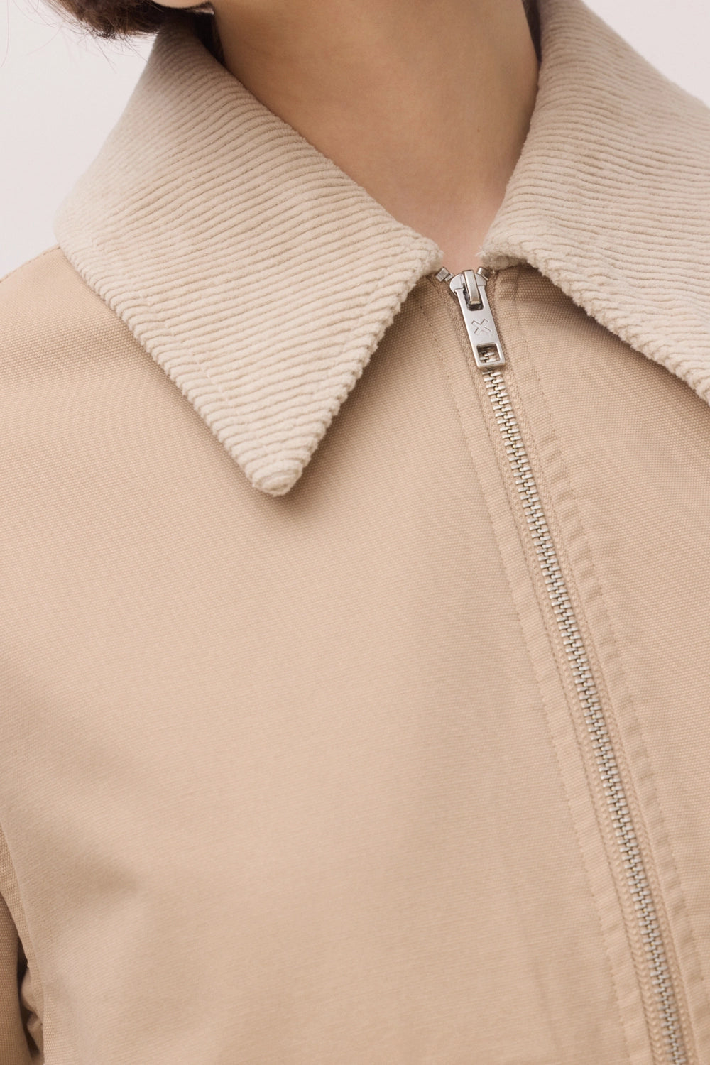 CAMEL BLOUSON WOMAN JACKET