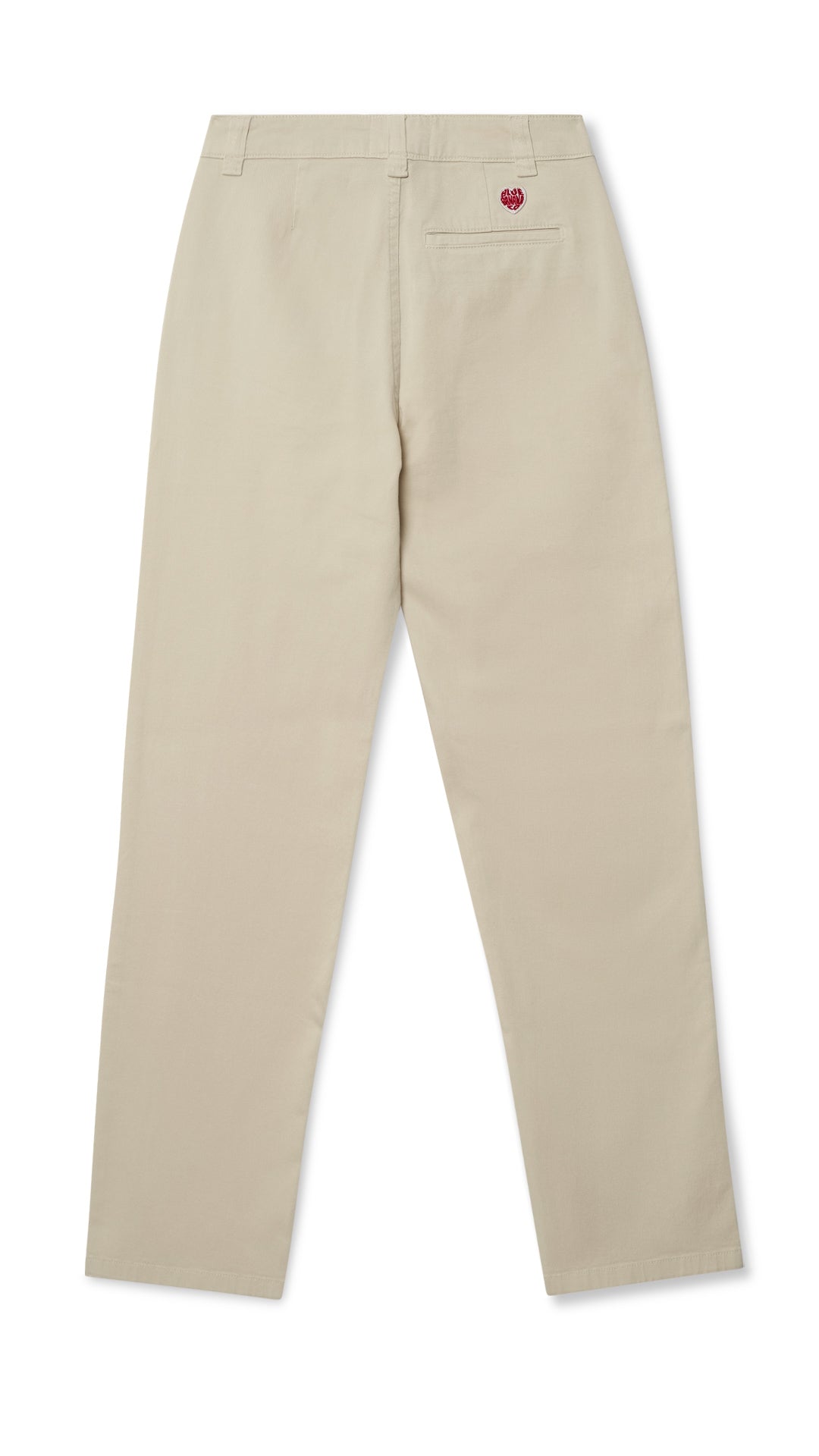 BEIGE HEART WOMAN CHINO PANTS
