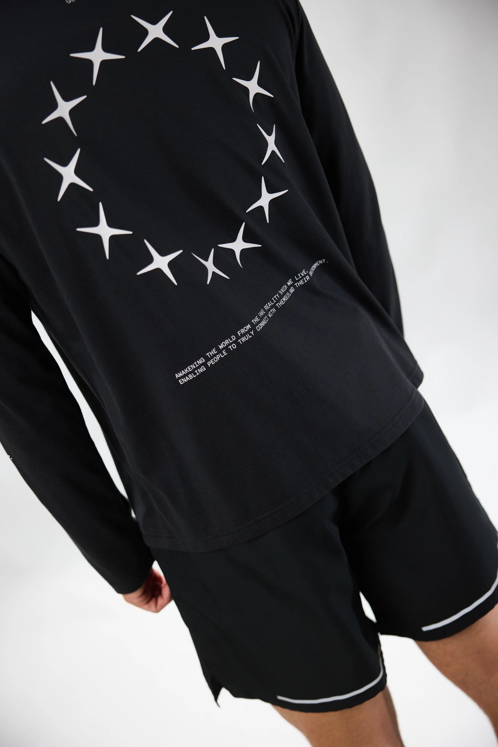 BLACK CLUB LS TEE
