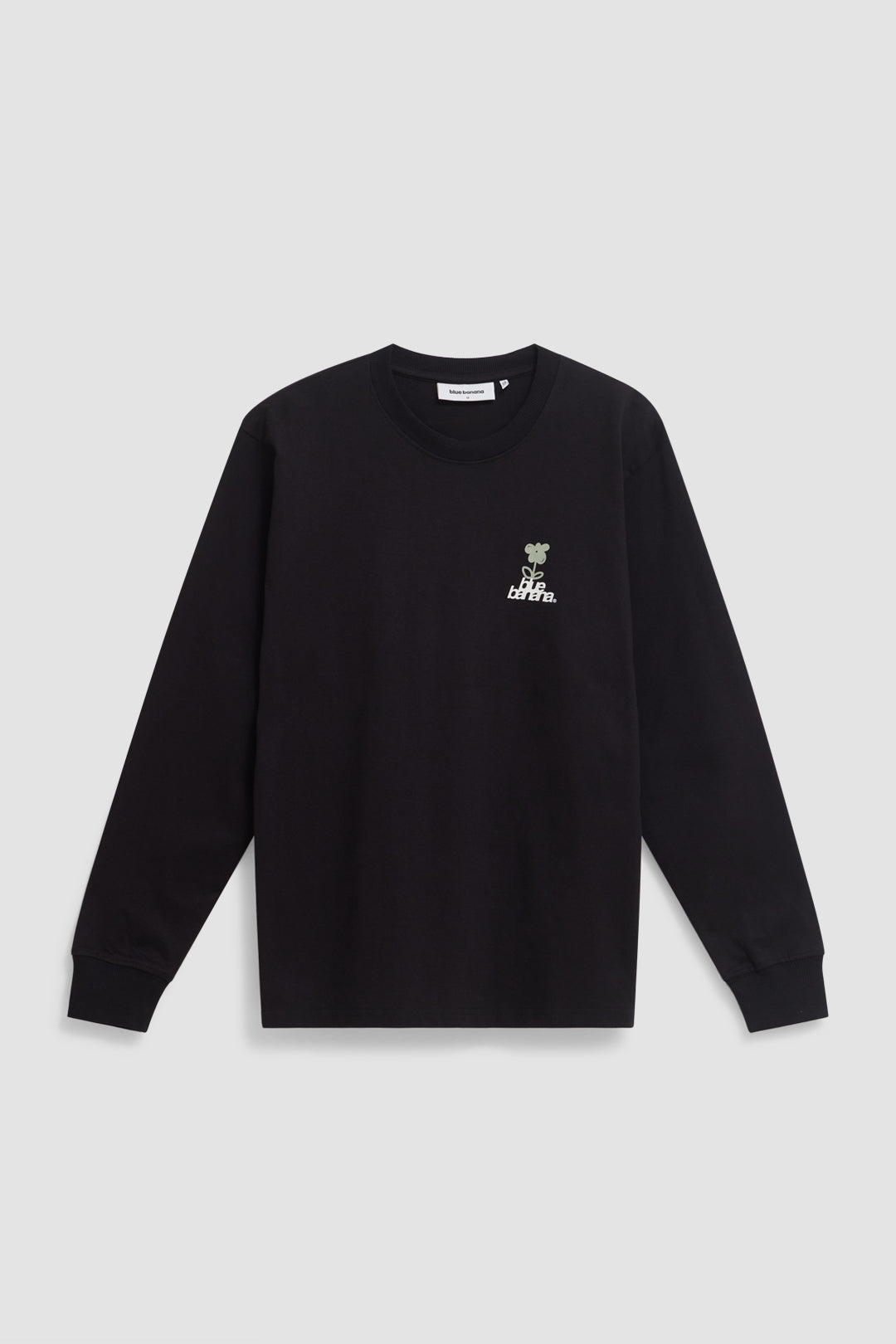 BLACK FLOWER LS TEE