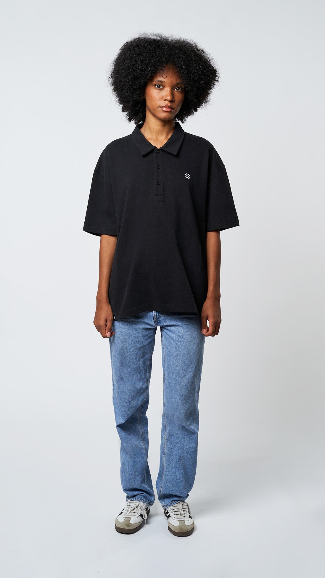 BLACK PATCH POLO