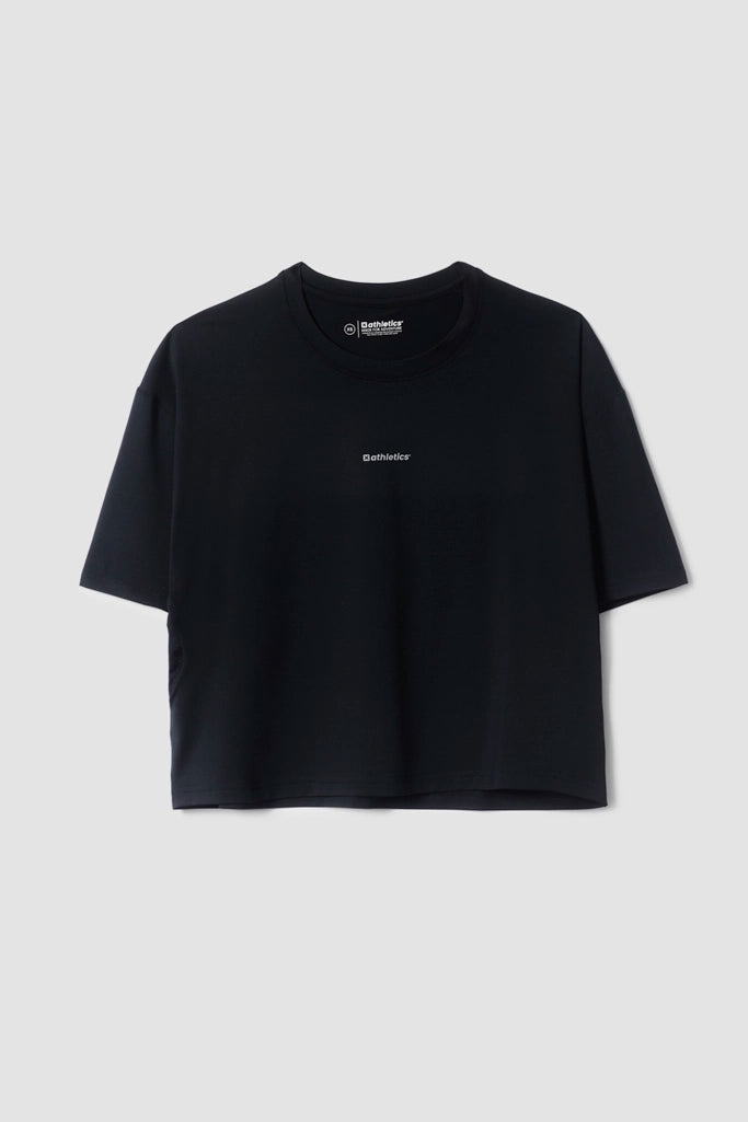 BLACK WOMEN'S TRAIN T-SHIRT