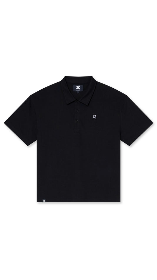 POLO PATCH NEGRO