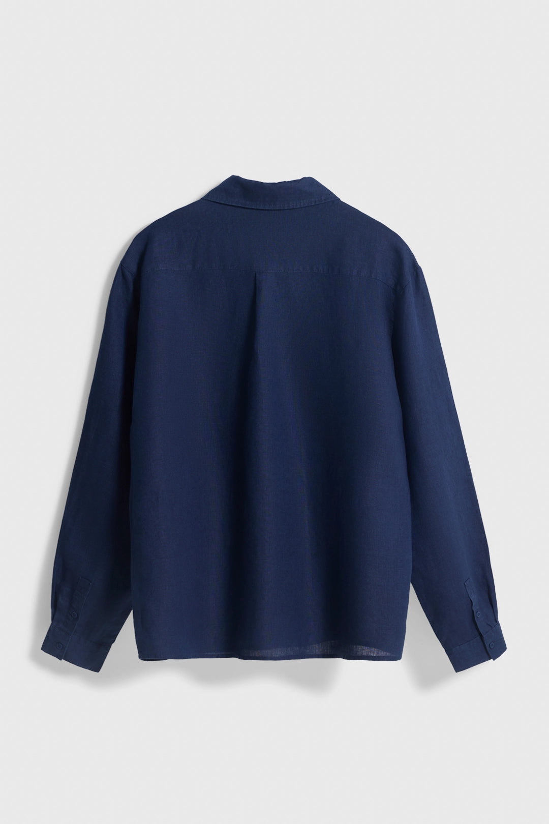 NAVY BREEZE LINEN SHIRT