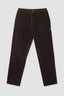 BROWN CHECK STRAIGHT PANT