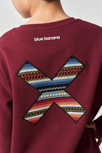 SUDADERA KIDS CLASSIC BURGUNDY