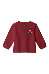 SUDADERA KIDS CLASSIC BURGUNDY