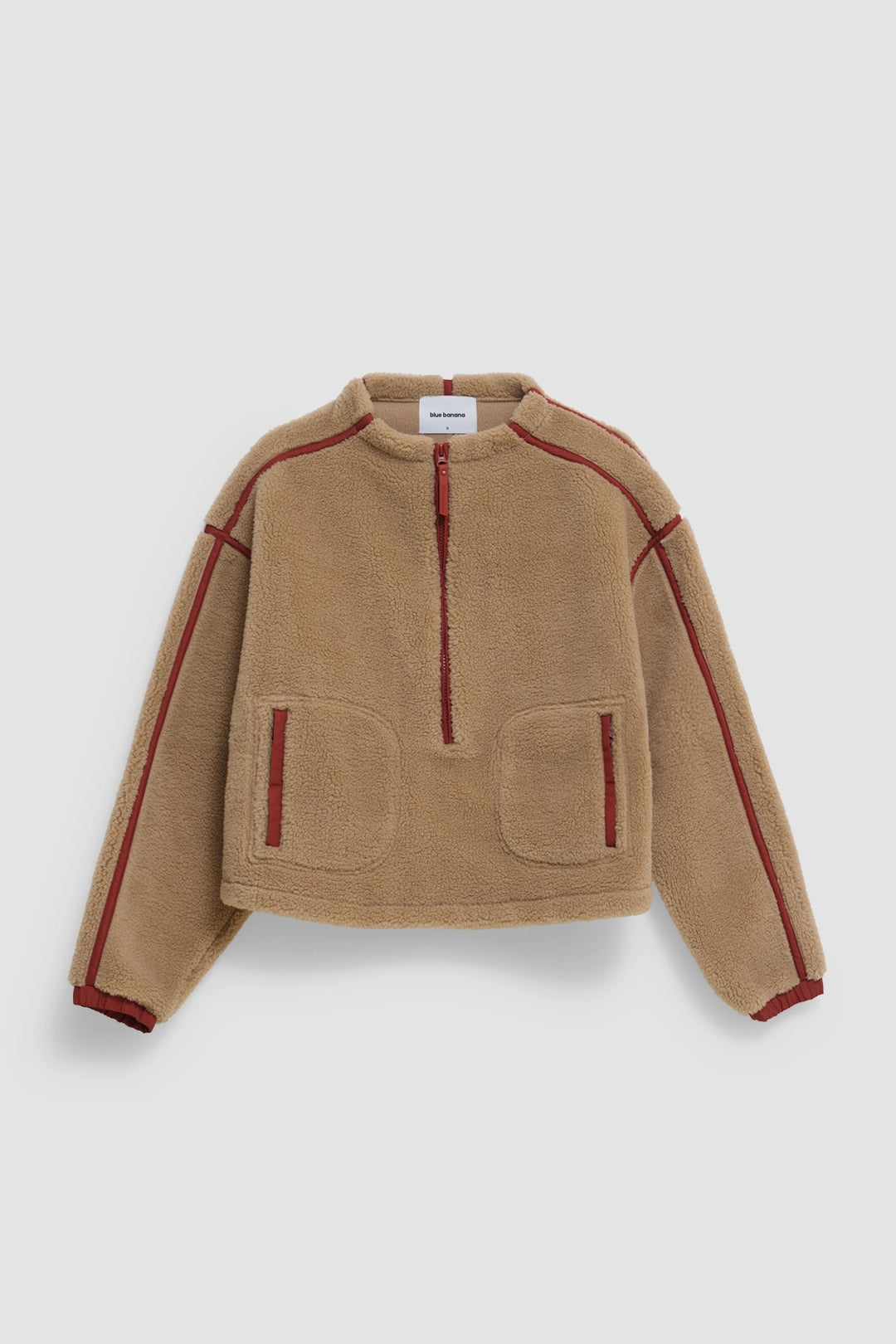 CAMEL FROST WOMAN POLAR JUMPER