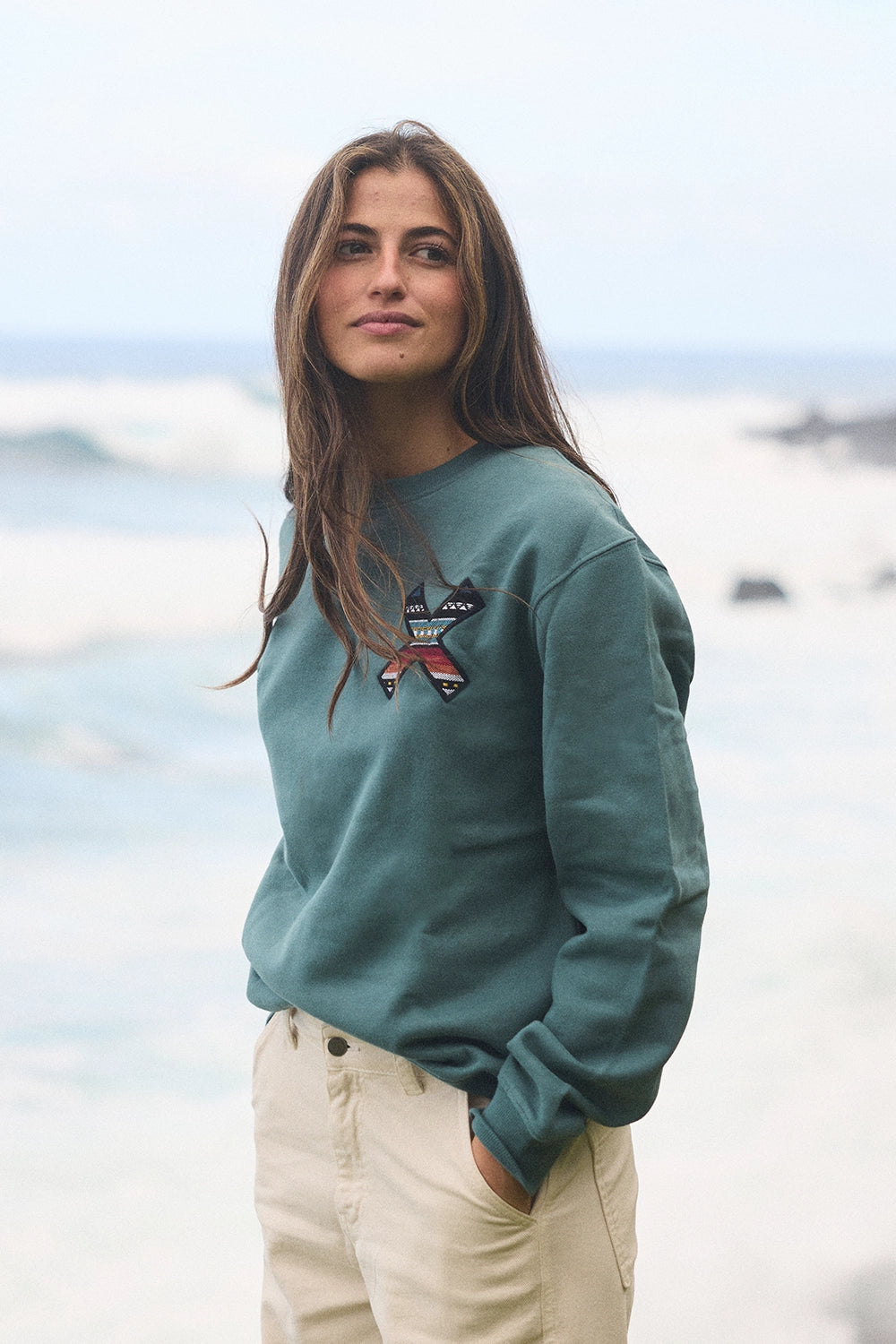 SUDADERA CLASSIC AMAZON GREEN