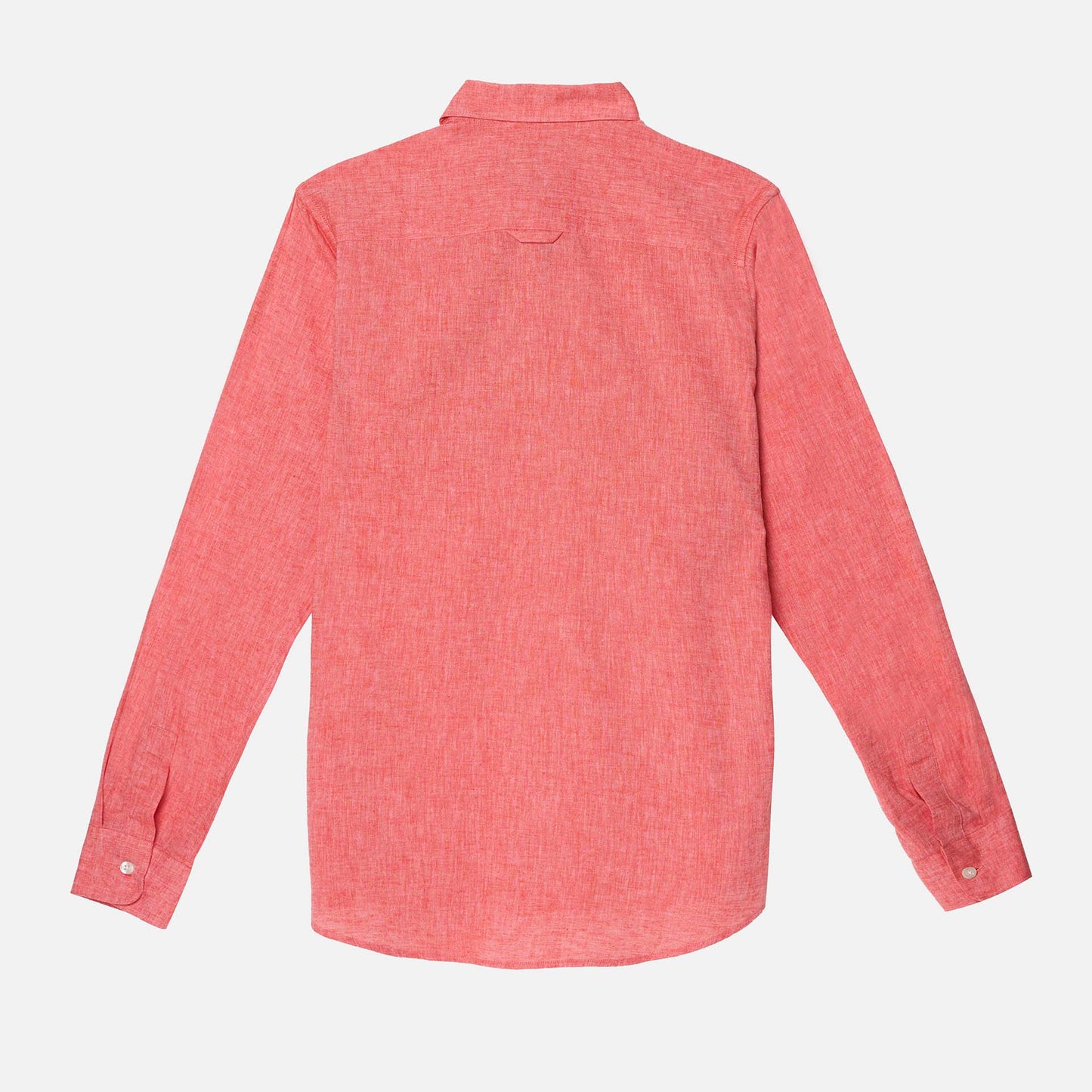 CAMISA DE LINO CORAL