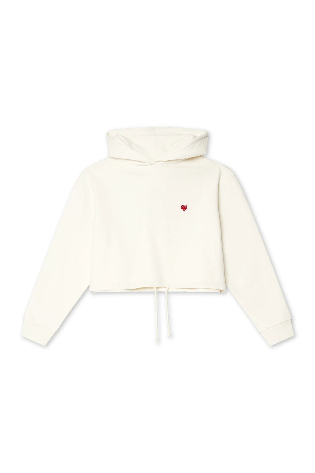 WHITE HEART WOMAN HOODIE