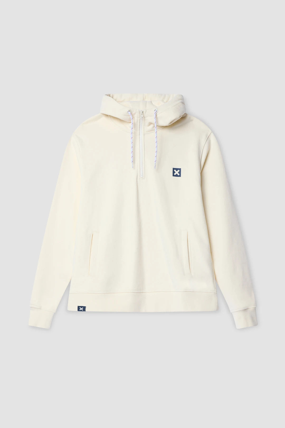 CREAM ISLAND HALF ZIP HOODIE