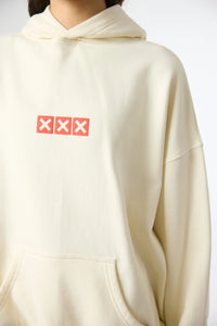 CREAM NATIVE HOODIE