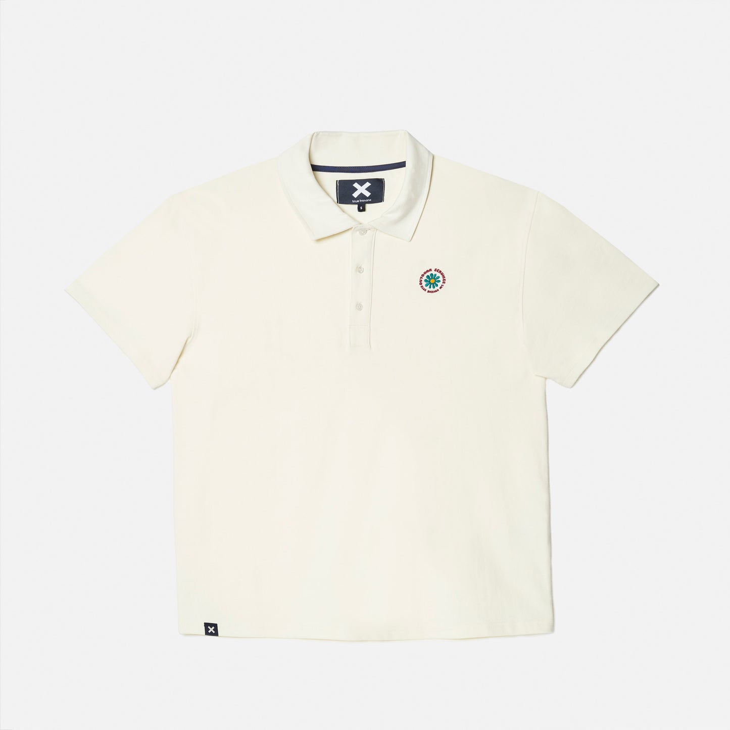 CREAM OVERSIZE POLO