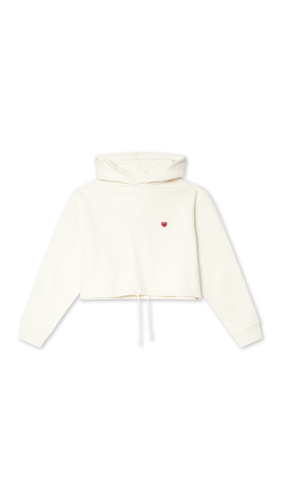 CREAM HEART WOMAN HOODIE