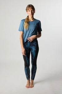 DARK BLUE WOMEN'S ACTIVE LEGGINGS
