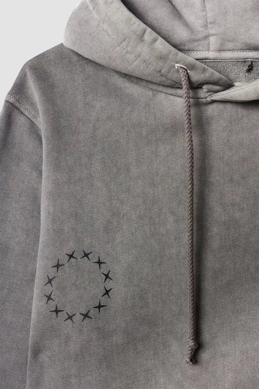 DARK GREY TRAIN WASHED HOODIE