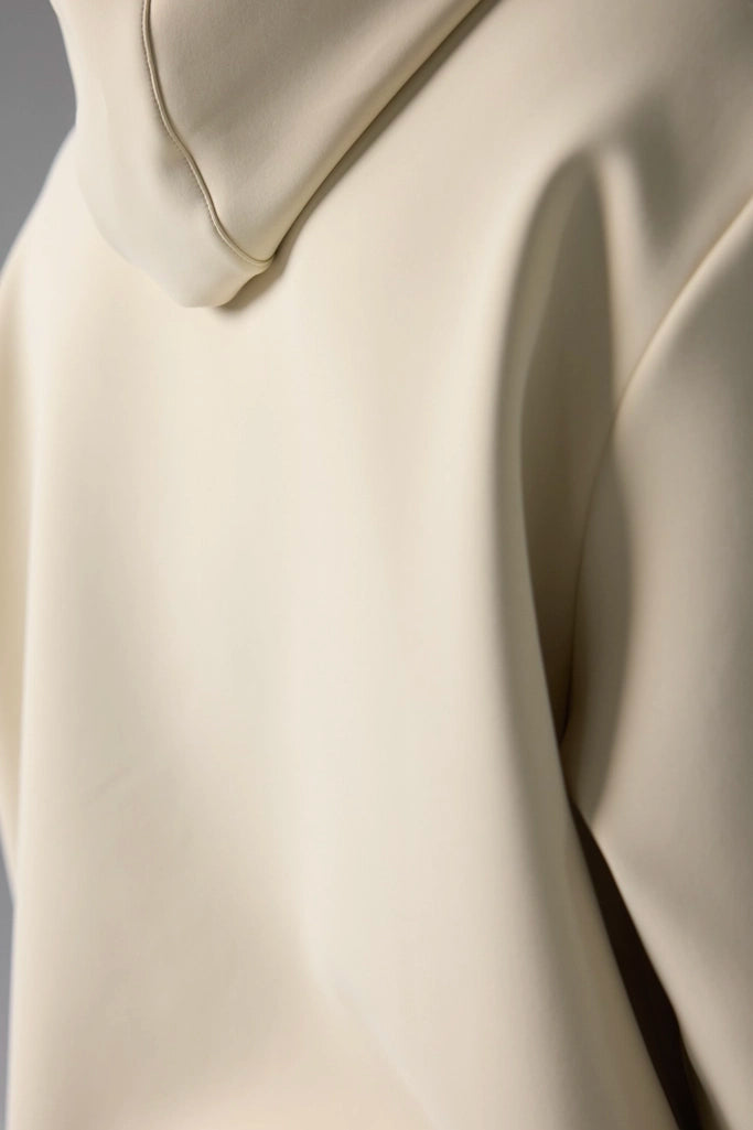 DUSTY CREAM TECH HOODIE