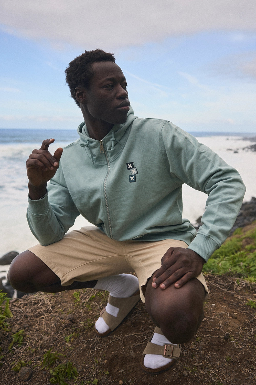 MIST GOODS FULL ZIP HOODIE