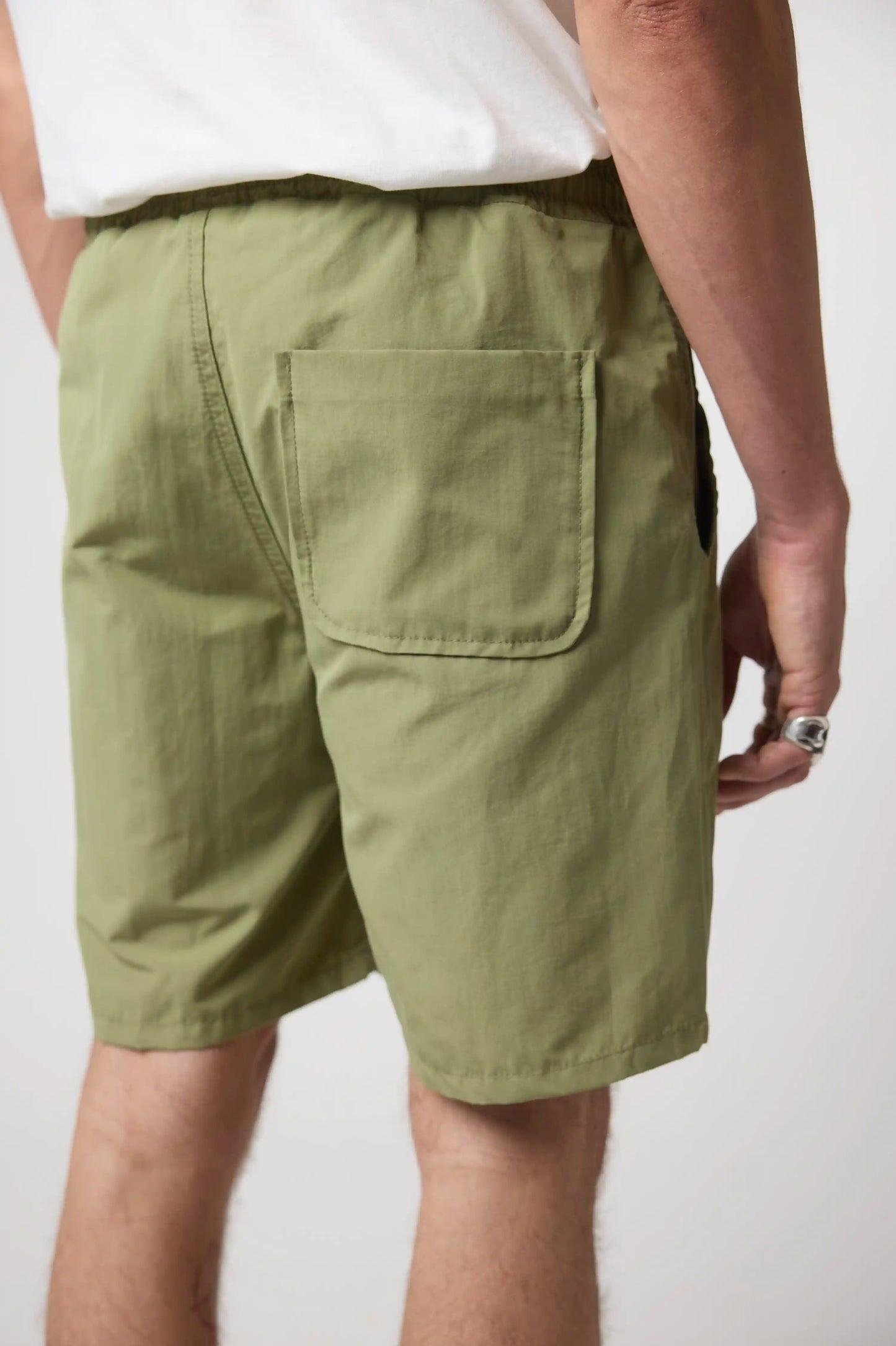 GREEN CRD SHORTS