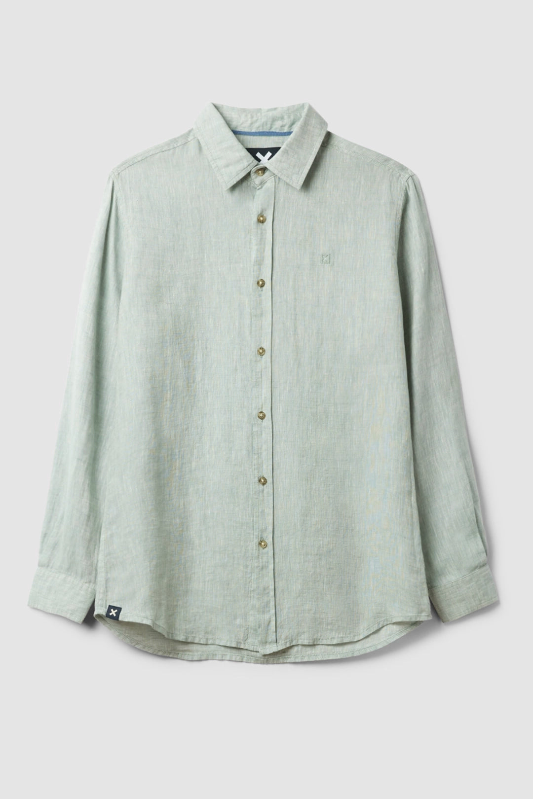 CAMISA DE LINO VERDE