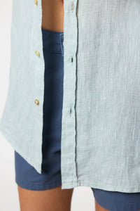 CAMISA DE LINO VERDE