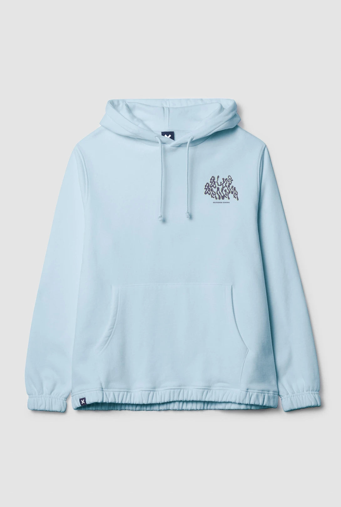 ICE BLUE FERN HOODIE