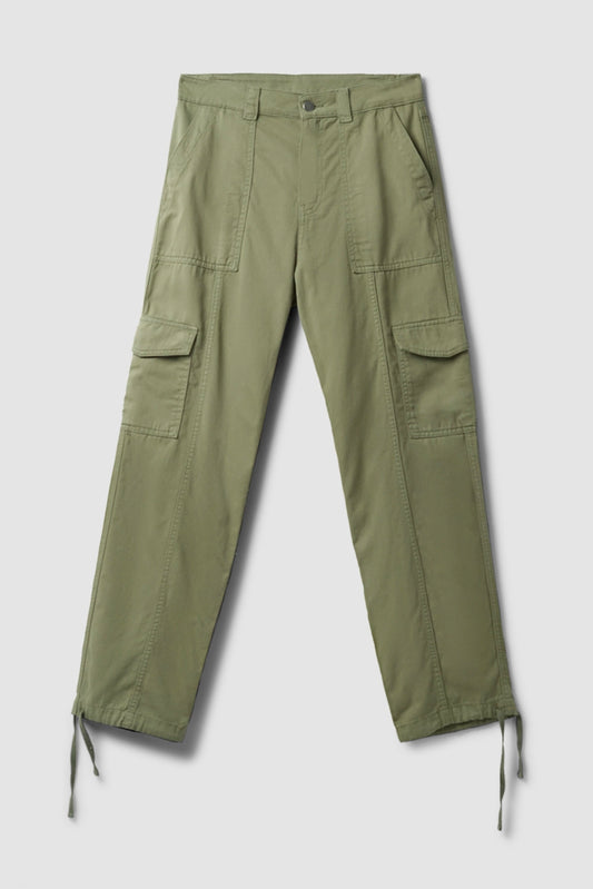 PANTALÓN CARGO MUJER DAISY IGUANA GREEN
