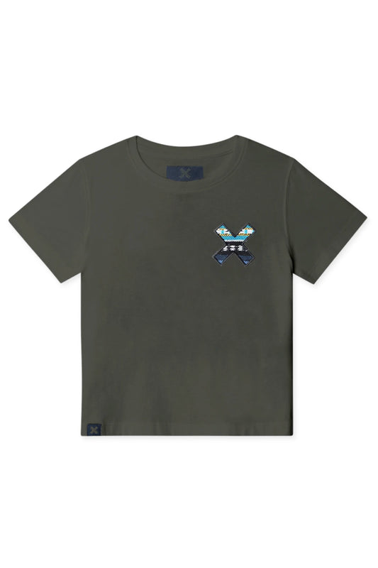 CAMISETA KIDS CLASSIC CAQUI