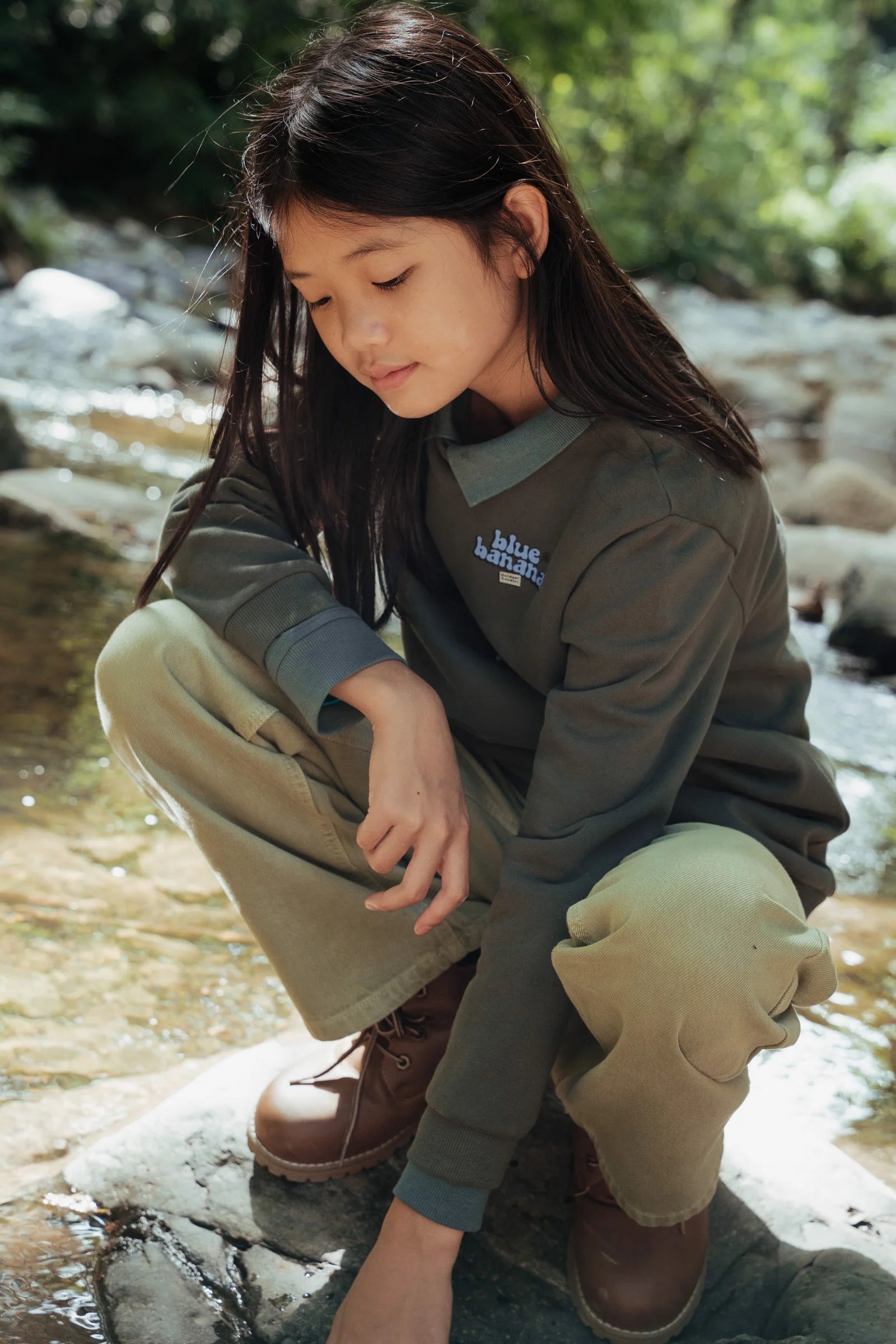 KHAKI HAKUBA KIDS CREW